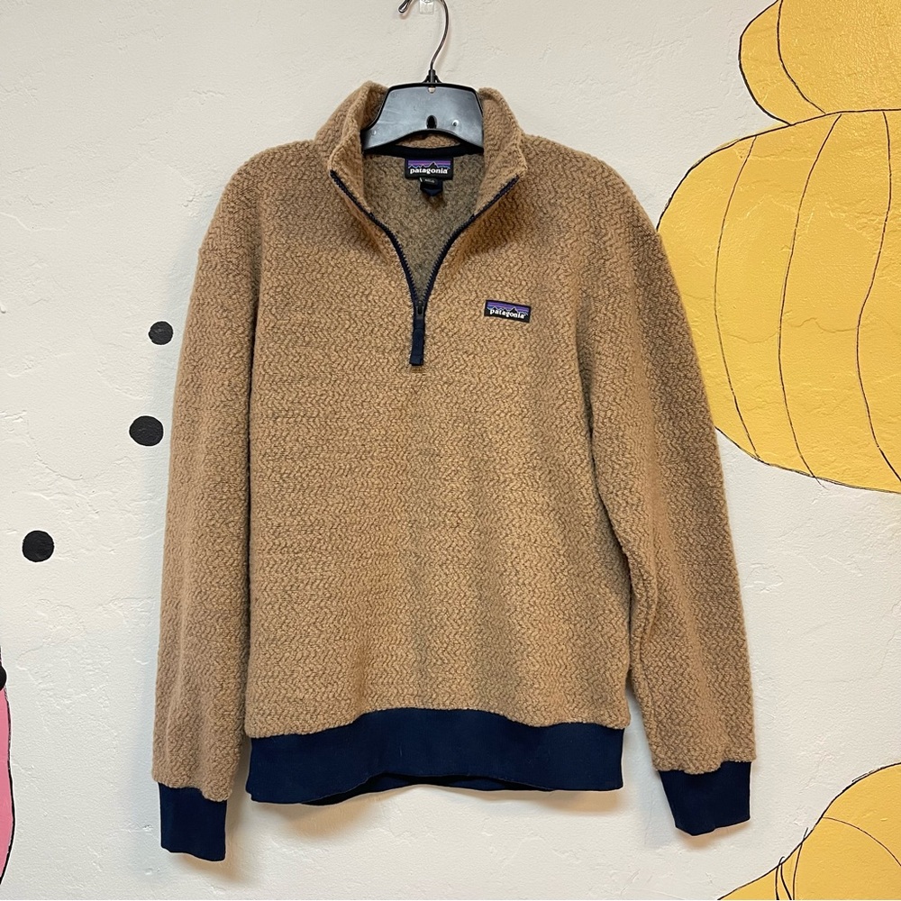 Rare Retro Patagonia Wool Fleece Sweater Size Medium